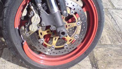 buckled wheel